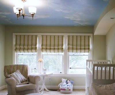 Decorar el techo del dormitorio del bebé, una excelente idea!